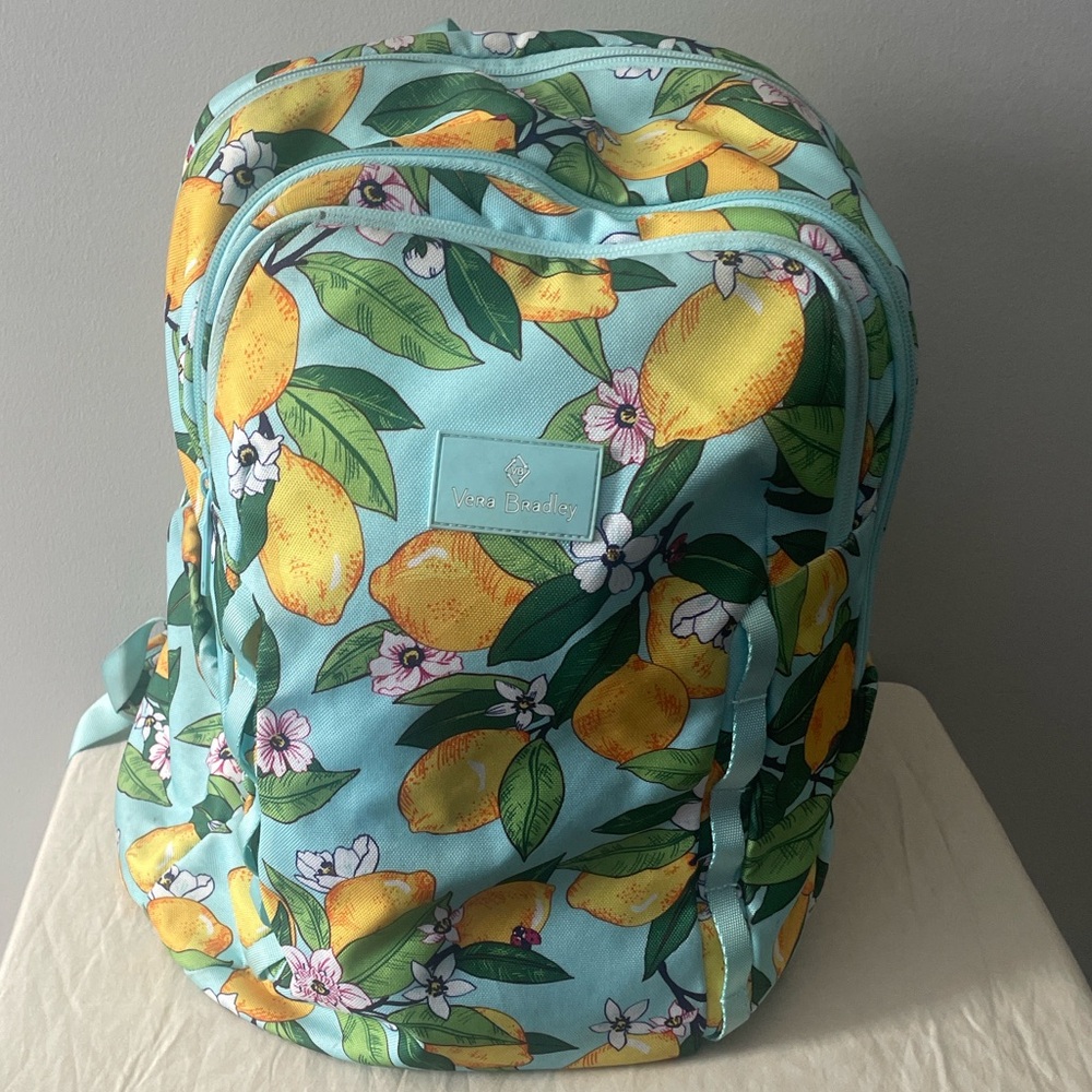 Vera Bradley Lemon Print Backpack